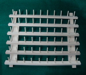 AA0187 Soporte de Madera para Hilos |   Organizador de Hilos de Madera Hecho a Mano, Simple y Duradero, para Herramientas de Tejer y Crochet - Product Image 6