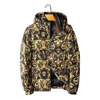 Veste matelassée à capuche pour homme, personnalisée, imperméable, en polyester, avec fermeture éclair, style bomber, chaude et de qualité supérieure