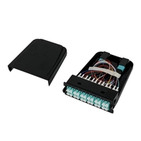 Module de Fibre Optique MPO MTP LGX Cassette 12 24 Cœurs LC OS2 OM2 OM3 Monomode Multimode Boîtier Modulaire pour Centre de Données
