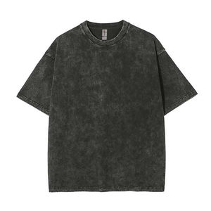 Camiseta de Manga Corta para Hombre, Talla Grande, Color Rosa Sólido, Cuello Redondo, Estilo Casual, Tejido de Punto, 100% Algodón, Tinte Liso - Product Image 3