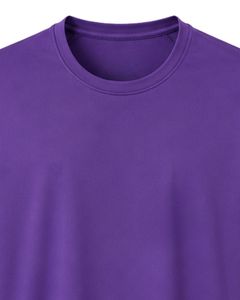 Manufacturer Custom <b>Purple</b> Mens Quick Dry Sports T Shirt Breathable Polyester Gym Running Workout Activewear Plain Fitness Tee - Product Image 6