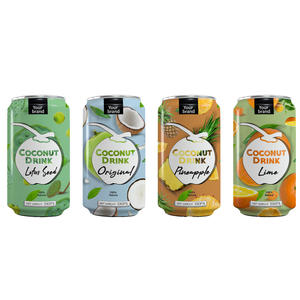 Marca Privada OEM, Agua de Coco 100% en Latas de Aluminio de 250ml/330ml/500ml, Tan Do Beverage, Hanói, Vietnam, Vida Útil de 24 Meses - Product Image 1