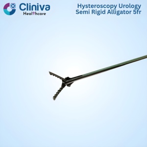 Cliniva Hystéroscopie Urologie Semi-rigide Alligator 5Fr 40Cm Ensemble d'instruments chirurgicaux réutilisables de haute qualité - Product Image 3