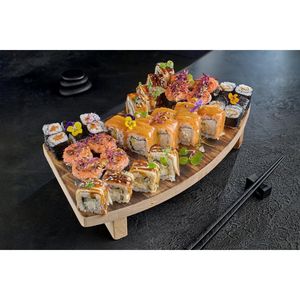 Tazón de Madera Hecho a Mano para Servir Aperitivos, Tazón de Madera de Acacia Natural para Ensaladas, Frutas, Salsas y Aperitivos para la Cocina o la Mesa del Comedor - Product Image 6