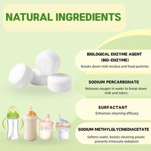 GROWNSY Momcozy 150 Pezzi Detergente Naturale per Biberon Altamente Efficace per la Pulizia di Bottiglie e Pastiglie per il Lavaggio - Product Image 4