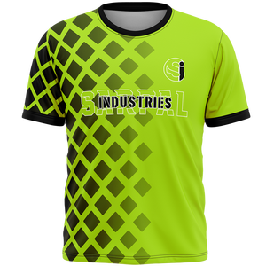 Camiseta deportiva informal, suave y transpirable, 100% poliéster, para hombre, personalizable, para gimnasio, secado rápido, para correr al aire libre, camiseta básica para hombre. - Product Image 1