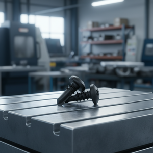 PDC 11 Tornillo de cabeza plana de acero al carbono recubierto de negro con punta de taladro Phillips, rosca estándar en pulgadas, Grado 4.8/6.8 DIN/ISO 3.5-4.8mm - Product Image 1