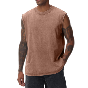 Débardeur stringer personnalisé pour homme, coupe profonde sur les côtés, pour musculation et entraînement en salle de sport - Product Image 3