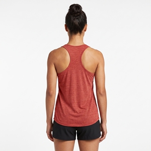 Women's Red Scoop Neck Knitted <b>Tank</b> <b>Top</b> Casual Solid Color <b>Racerback</b> Style - Product Image 5