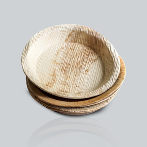 Ensemble d'assiettes jetables en feuilles de palmier carrées, écologiques, biodégradables, compostables, résistantes au congélateur, compatibles lave-vaisselle, style décontracté pour les fêtes - Product Image 6