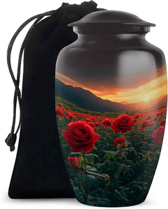 Wholesale Metal Cremation Urns for Adult Human Ashes Modern Design Funeral Supplies Casket <b>Memorial</b> <b>Keepsake</b> - Product Image 5