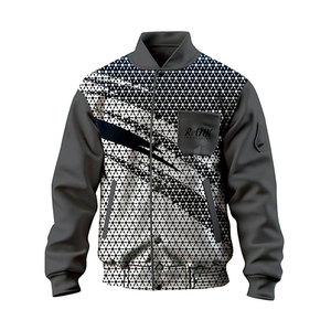 Chaqueta Letterman para hombre, personalizada al por mayor, para uso en exteriores, con cuello alto, chaqueta de invierno Letterman. - Product Image 1