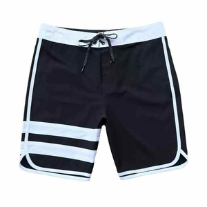 Shorts de bain décontractés pour hommes, séchage rapide, en satin uni, pour la plage, été 2026, haute qualité, imperméables, style urbain, service OEM - Product Image 6