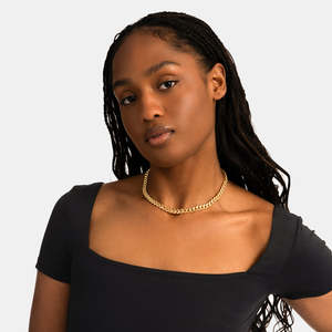 8mm Miami Cuban Chain <b>Necklace</b> 18K Gold Plated 925 Sterling <b>Silver</b> Cuban Link Chain <b>for</b> <b>Men</b> and Women - Product Image 3