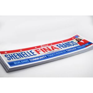 Autocollants en vinyle personnalisés pour pare-chocs de véhicule |   Autocollants de voiture d'extérieur OEM |   Adhésif résistant à l'eau, protégé contre les UV, brillant et à forte adhérence |   Écologique - Product Image 1