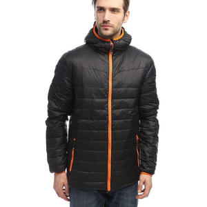 Stylish <b>Slim</b> <b>Fit</b> Coated Canvas Stand Collar Breathable Customized Puffer <b>Jacket</b> for Men - Product Image 1