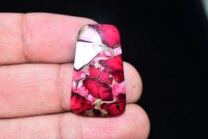 พลอยโรสดาเลียสีเทอร์ควอยซ์คุณภาพสูง รูปทรงผสมผสาน คาโบชอง จี้เครื่องประดับ พลอยโรสดาเลีย - Product Image 3