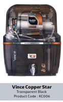 Purificateur d'eau RO à auto-nettoyage manuel avec filtration en 5 étapes, débit de 100 GPD, à installer sous l'évier pour usage domestique et hôtelier