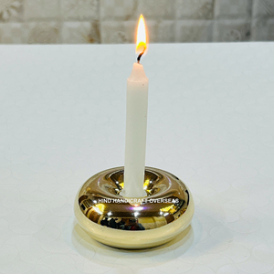 Lampe à thé/bougeoir en laiton en métal design avec fonction résistante à la chaleur améliorant le style de restaurant d'hôtel à domicile - Product Image 1