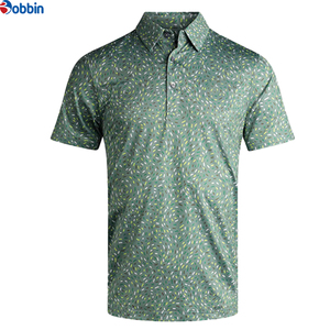 Polos de golf pour hommes, pour l'extérieur, Super Septembre, logo personnalisé, légers, extensibles dans les 4 sens, coupe ajustée, imprimé à motifs, col rigide - Product Image 1