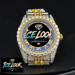 นาฬิกาข้อมือผู้หญิง ICE LOOK หรูหรา ตัวเรือนสแตนเลสสตีล หน้าปัดกลม 30 มม. กระจกแซฟไฟร์ ระบบอนาล็อก ประดับเพชรพลอย แบรนด์เครื่องประดับ - Product Image 6