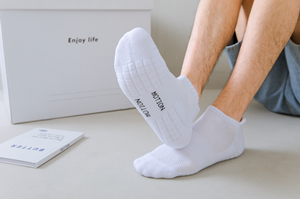 Chaussettes de sport en coton pour hommes avec logo personnalisé, motif dessin animé, respirantes, légères, absorbant la transpiration, idéales pour l'automne - Product Image 5