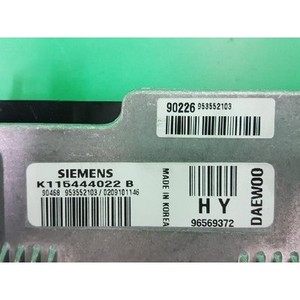 Module de commande moteur d'occasion Matiz facelift 2000 2000-2005 GENUINE 96569372 - Product Image 4