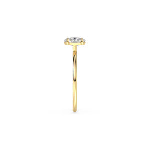 REYES <b>Cushion</b> Cut 1Ct Lab Grown Diamond Solitaire <b>Ring</b> in IGI Certified 14K Solid Gold HPHT CVD Diamond Fine Jewelry For Women - Product Image 3