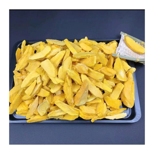 Morceaux de mangue lyophilisés croustillants, collation de fruits tropicaux au goût riche de mangue pour les collations quotidiennes - Product Image 2