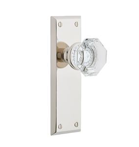 มือจับประตูคู่สแตนเลสแบบแปรงนิเกิล ดีไซน์ทันสมัย สำหรับเฟอร์นิเจอร์บ้าน ปรับแต่งได้ พร้อมระบบเปิด-ปิดแบบผ่านและแบบล็อค - Product Image 1