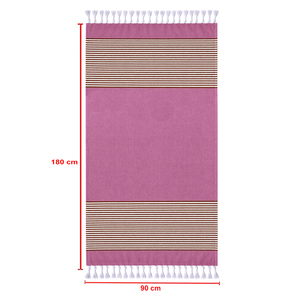 Toalla de playa turca Fouta al por mayor, teñida con hilo, sin arena, para Hammam, con tamaño y diseño personalizables. - Product Image 6