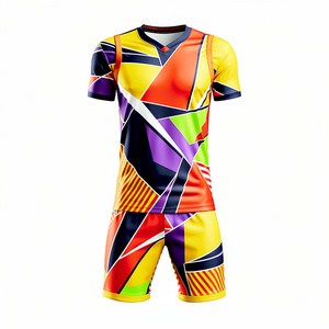 Conjunto Deportivo de Camiseta Ligera y Pantalones Cortos de Malla Transpirable, Personalizable con Nombre y Número del Jugador, Identidad del Equipo - Product Image 3