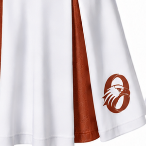 Ensemble d'uniforme de cheerleading sublimé blanc sans manches, haut et jupe pour équipe sportive, tenue de performance, entraînement et compétition - Product Image 6