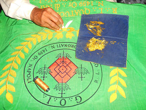 ROSETA AZUL CIELESTE, ACCESORIO MASÓNICO, RITO ESCOCÉS - Product Image 4