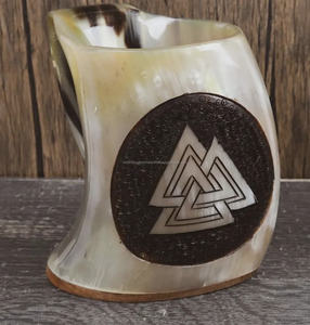 ฮอร์นดื่มไวกิ้งทำมือเหมาะสำหรับเทศกาลคอสเพลย์และของขวัญ - Product Image 1