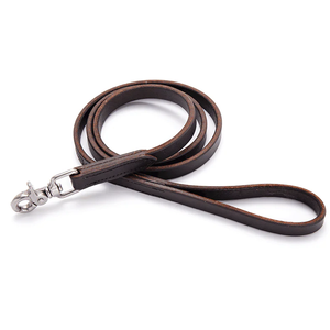 Personalized Genuine Leather Leads for German Shepherd <b>Dog</b> Solid Pattern Leather <b>Dog</b> Leash & <b>Collar</b> Harness - Product Image 4