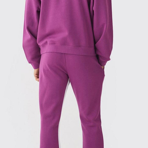 Conjunto de Sudadera con Capucha y Pantalones Deportivos Extra Grandes para Invierno, Estilo Urbano, 100% Transpirable, para Hombre - Product Image 3