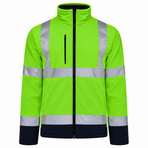 Safety <b>Jacket</b> Hot Sale Two Tone Thermal High Visibility Waterproof <b>Hi</b> <b>Vis</b> Reflective Safety <b>Softshell</b> <b>Jacket</b> Windbreaker <b>Jacket</b> - Product Image 5
