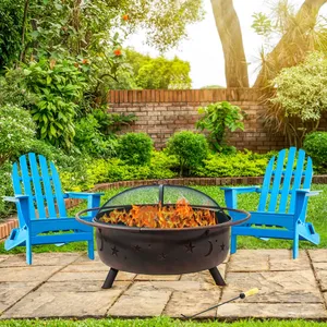 Modern Steel <b>Fire</b> Pit Handmade For Elegant Garden Leisure Outdoor Comfort And Backyard Recreation ProjectsZAHID EXPORTS Steel - Product Image 3