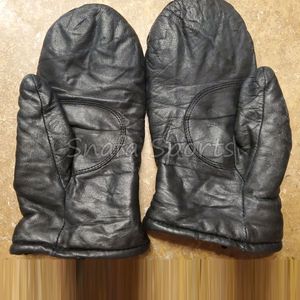 Mitaines et gants en cuir d'agneau véritable personnalisés, chauds pour l'hiver, pour hommes et femmes, à prix avantageux - Product Image 3