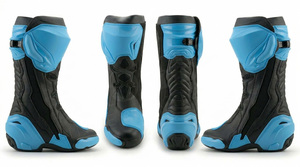 Botas de Motociclismo de Alto Rendimiento, Calzado Protector de Carreras Antideslizante, Transpirable e Impermeable, Equipo de Seguridad para Motociclistas al por Mayor - Product Image 6