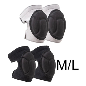 Genouillères de protection élastiques professionnelles respirantes en polyester et élasthanne 5mm 7mm pour le volleyball, le basketball et la musculation - Product Image 2