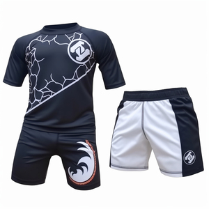 Conjunto de Compresión Rash Guard de Manga Larga para Hombre, Personalizado al por Mayor, de Spandex y Poliéster, de Secado Rápido, para Deportes, Gimnasio y Fitness - Product Image 2