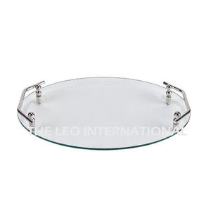 Accesorios de Decoración para el Hogar, Novedad en Decoración de Interiores, Bandejas Decorativas al por Mayor, Juego de 2, Forma Redonda, Diferentes Tamaños - Product Image 5