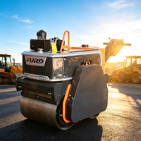 Compacteur à rouleaux vibrant portatif pour sols FYL-S600P