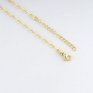 Collar de moda con tres gemas en bruto, cadena de clip chapada en oro de 18k, cuarzo natural en bruto, colgante electrochapado para joyería femenina - Product Image 3
