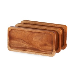 Plateau de service en bois pour les repas en famille, les boissons, les apéritifs, les desserts, la préparation culinaire et le service des invités - Product Image 6