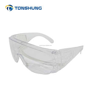 EN166F Certified frameless scratch resistance safety eyewear for medical facilities use - Product Image 1
