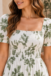 Women's Floral Print <b>Sleeveless</b> Maxi <b>Dress</b> Others Neck A-Line Boho Style Breathable Eco-Friendly Viscose Casual <b>Summer</b> <b>Dress</b> - Product Image 5