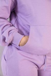 Survêtement homme personnalisé uni, plusieurs couleurs, haute qualité, manches longues, deux pièces, pull-over - Product Image 3